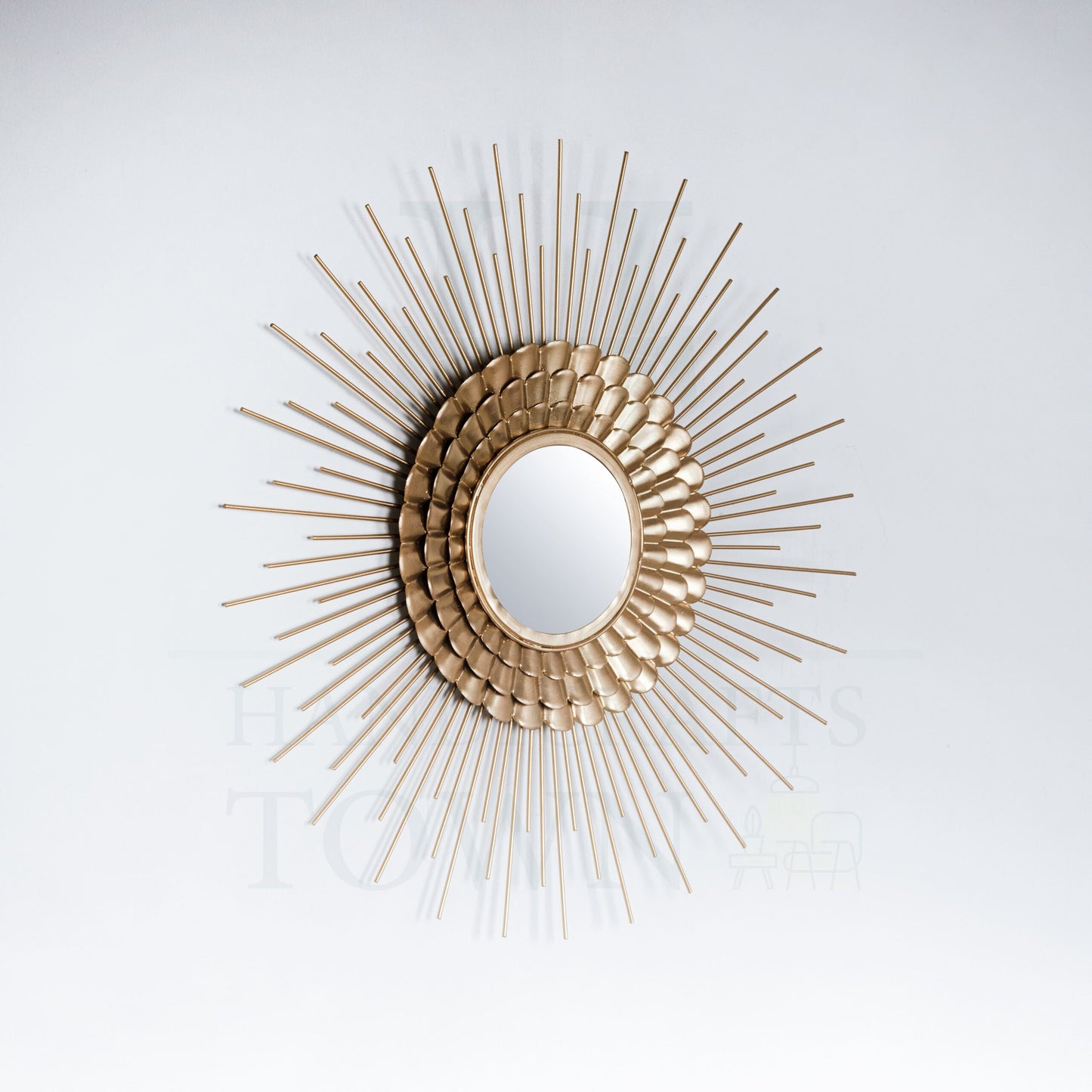 Wall Mirror - Solar Flare Reflection