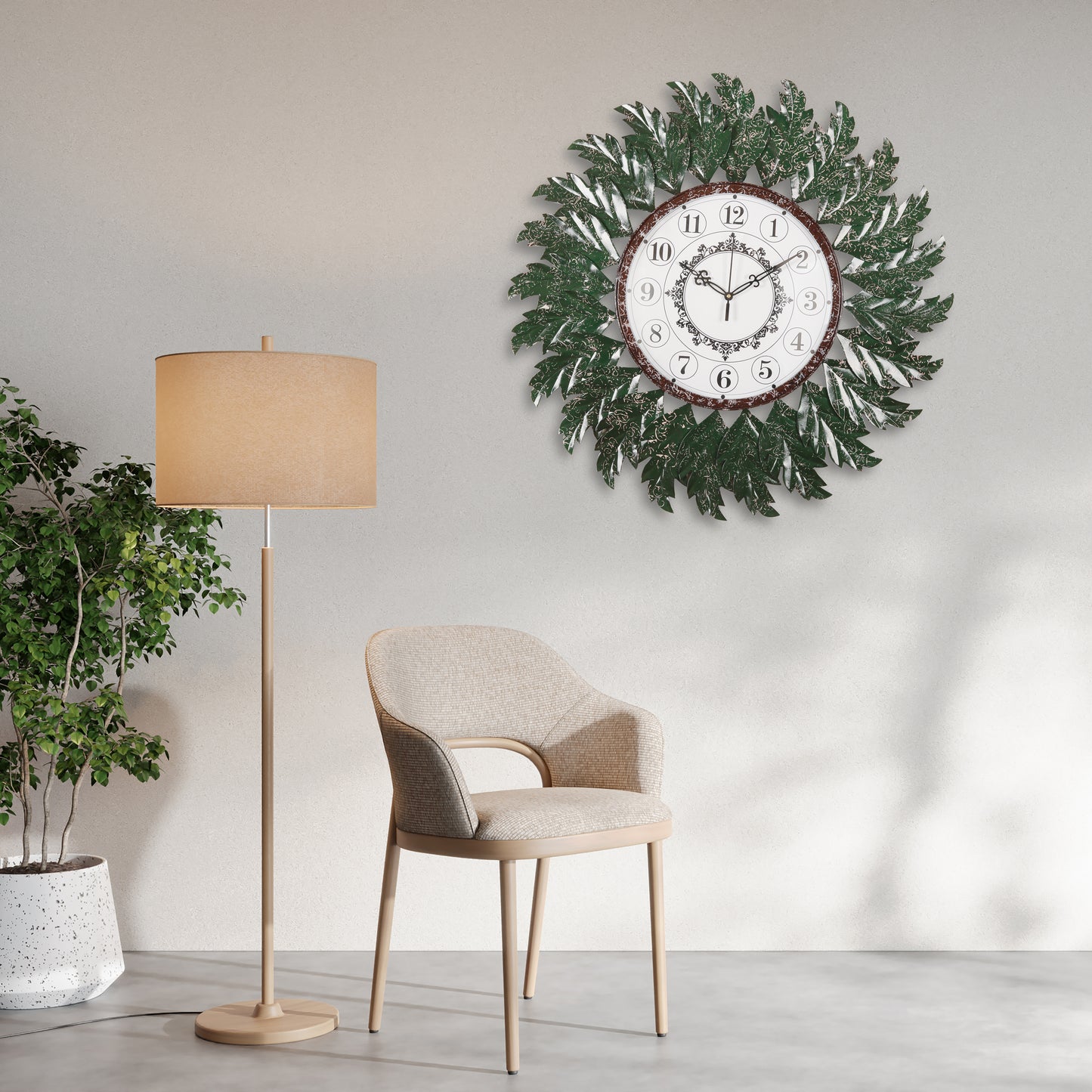 Modern Ray Accent Wall Clock