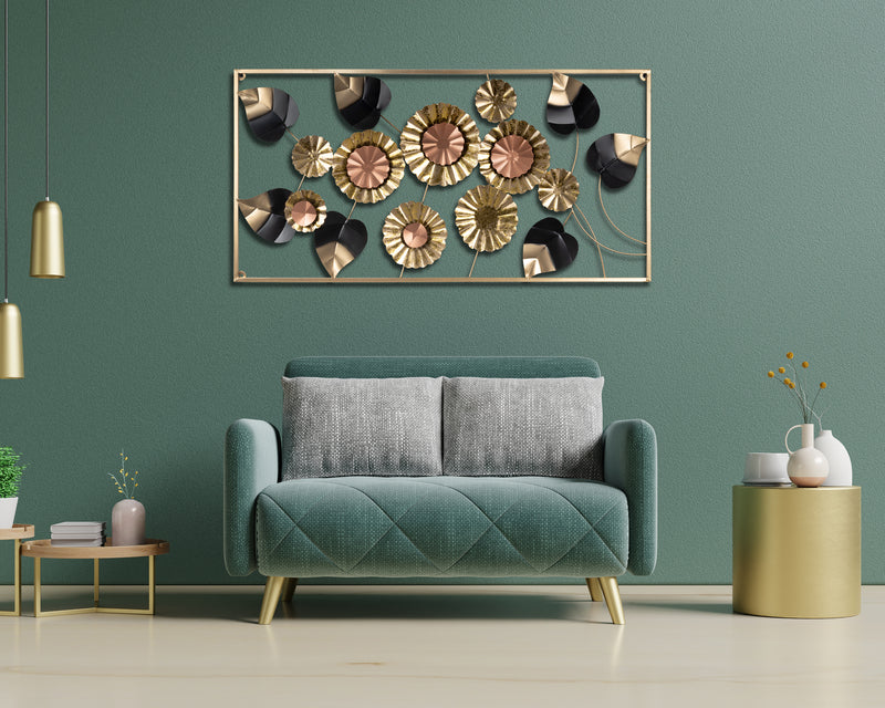 Golden Blush Medley Wall Art