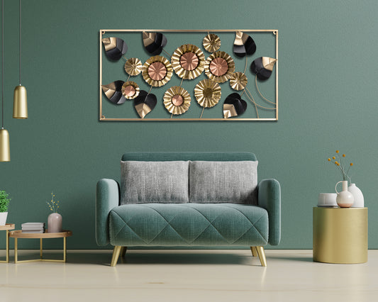 Golden Blush Medley Wall Art