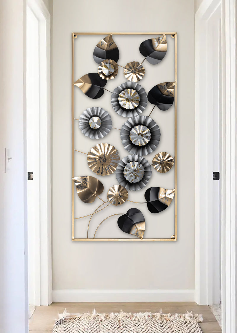 Vintage Mist Lotus Wall Art