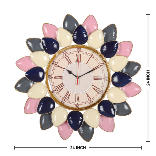 Leaf Embrace Verdant Wall Clock