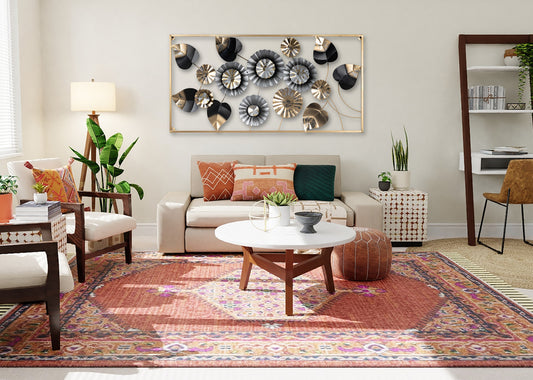 Vintage Mist Lotus Wall Art