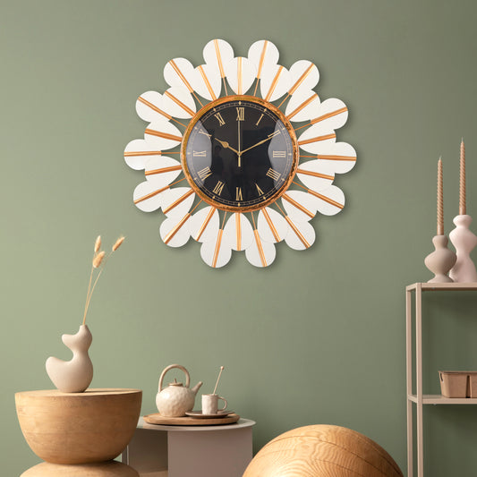 Pastel Dewdrop Art Wall Clock