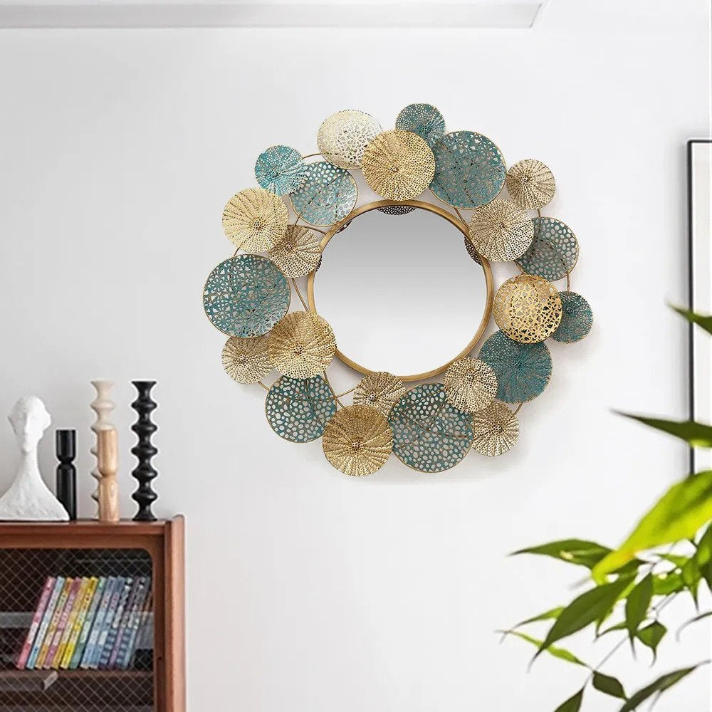 Wall Mirror - Petal Crown Reflection