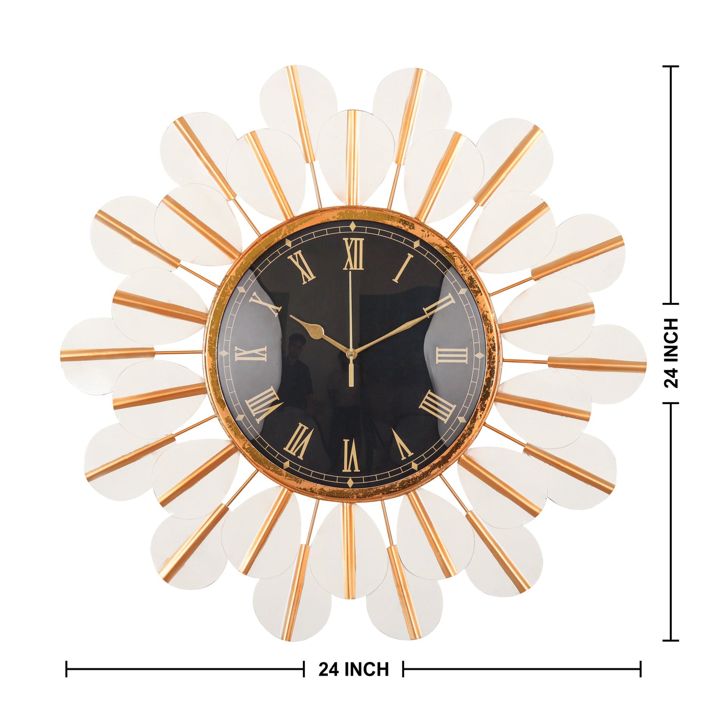 Pastel Dewdrop Art Wall Clock