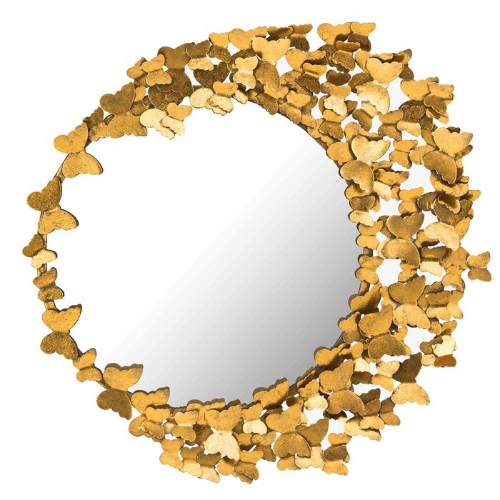 Wall Mirror - Golden Metamorphosis Portal