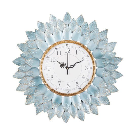 Blue Dew Serenity Wall Clock