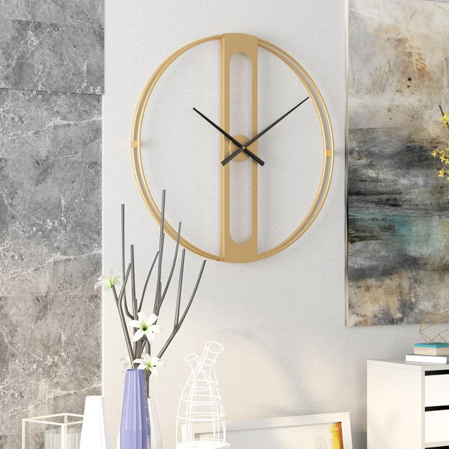 Wall Clock - Roman Luxe Timepiece