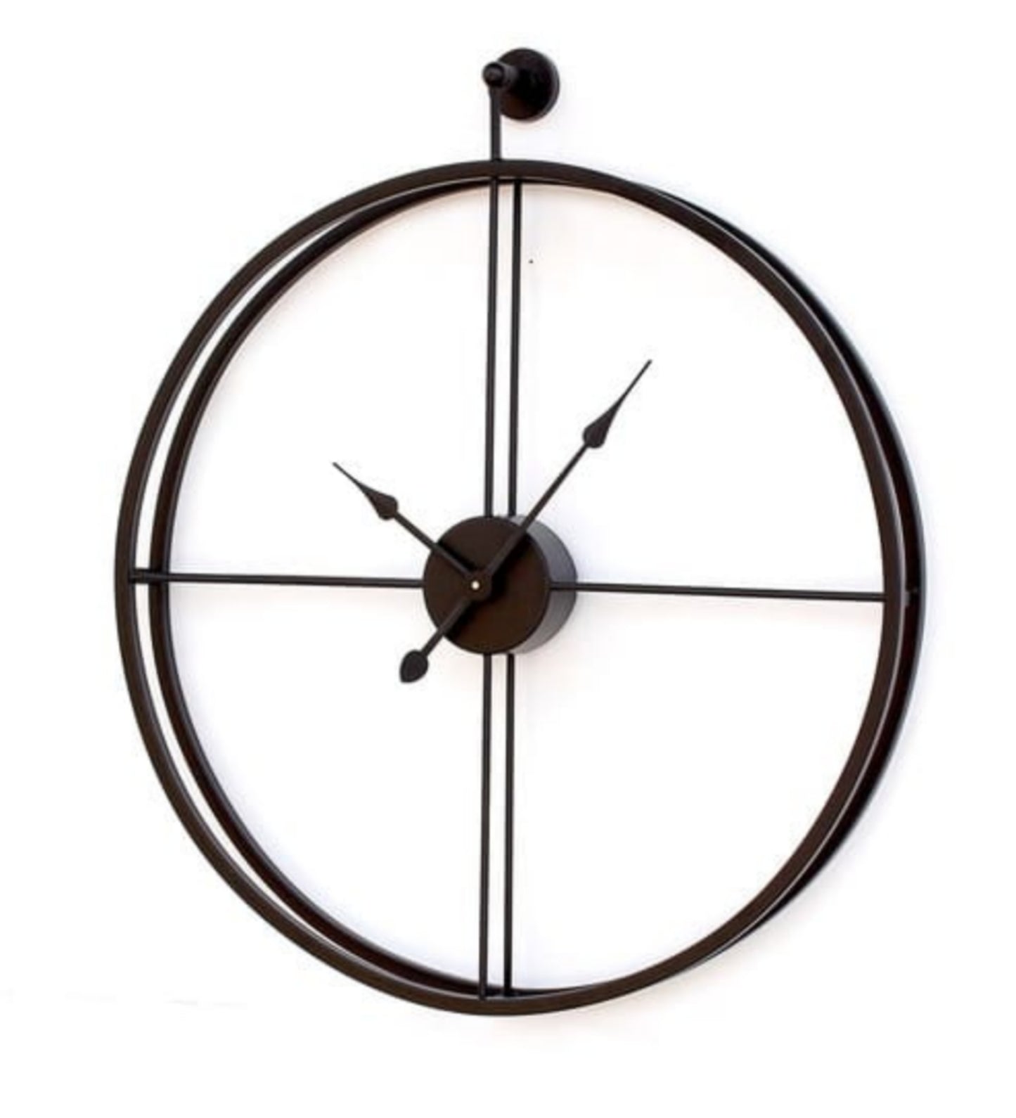 Wall Clock - Meridian Noir Classic