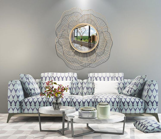 Wall Mirror - Floret Medallion Mirror