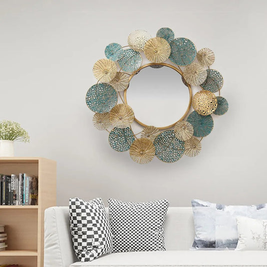 Wall Mirror - Petal Crown Reflection