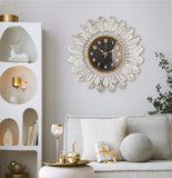 Botanical Arrow Accent Wall Clock