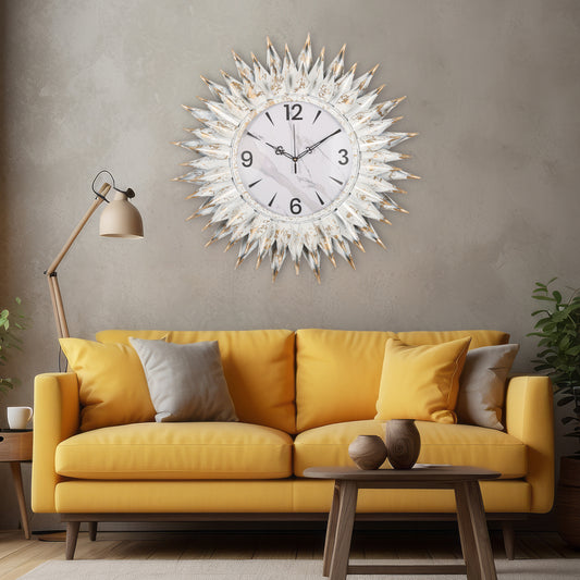 Bronze Spike Majesty Wall Clock