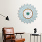 Frosted Sunray Elegance Wall Clock