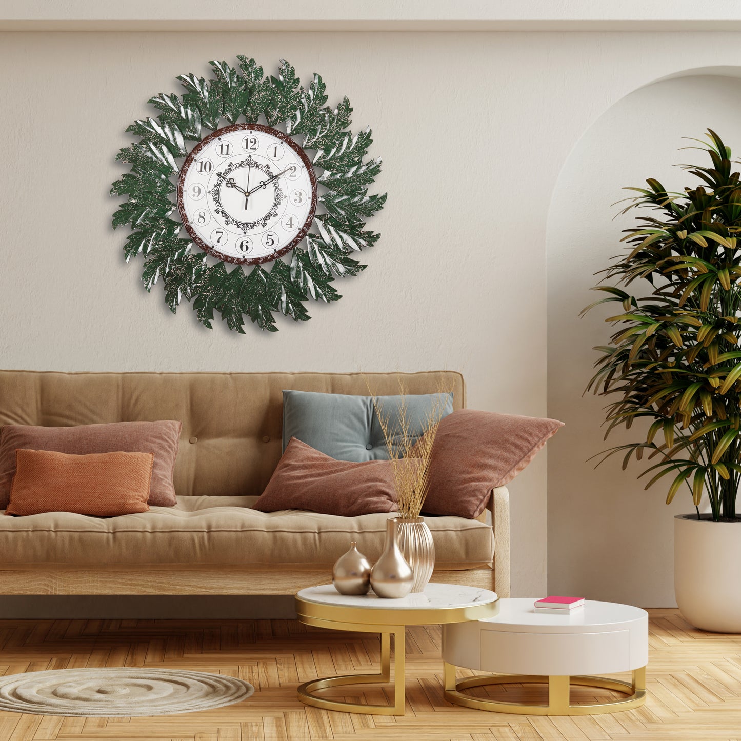 Modern Ray Accent Wall Clock