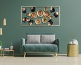 Golden Blush Medley Wall Art