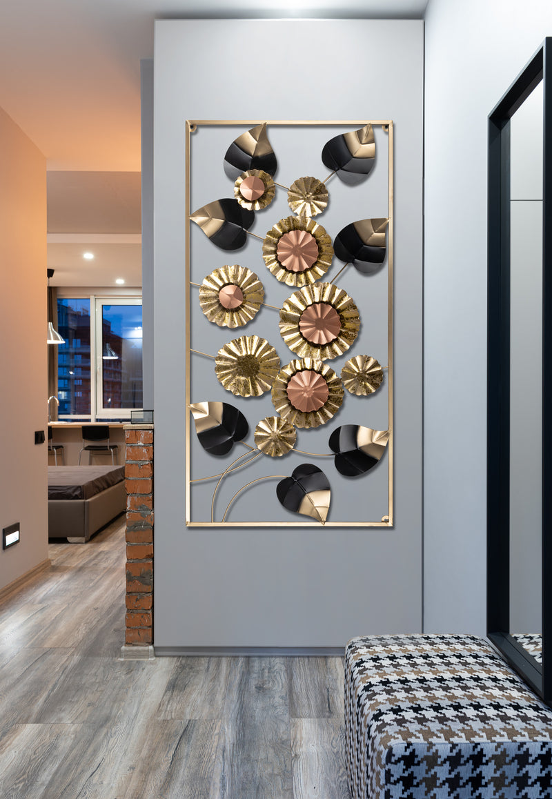 Golden Blush Medley Wall Art