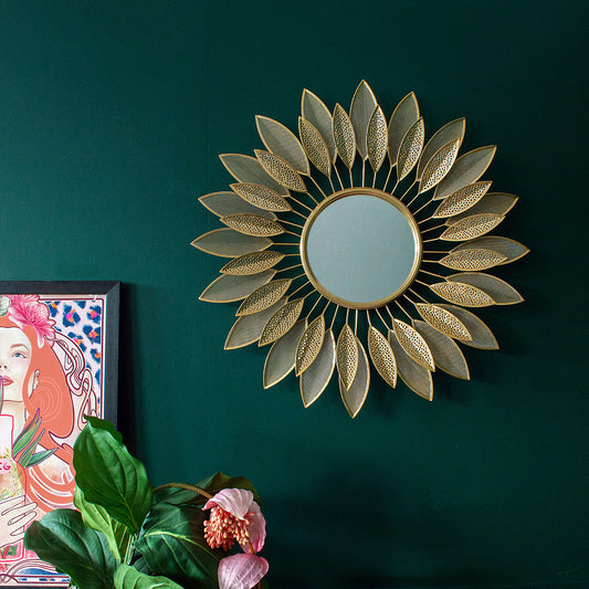 Wall Mirror - Foliage Luxe Reflection