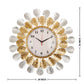 Elegant Teardrop Gold Wall Clock