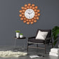 Shell Petal Rustic Wall Clock