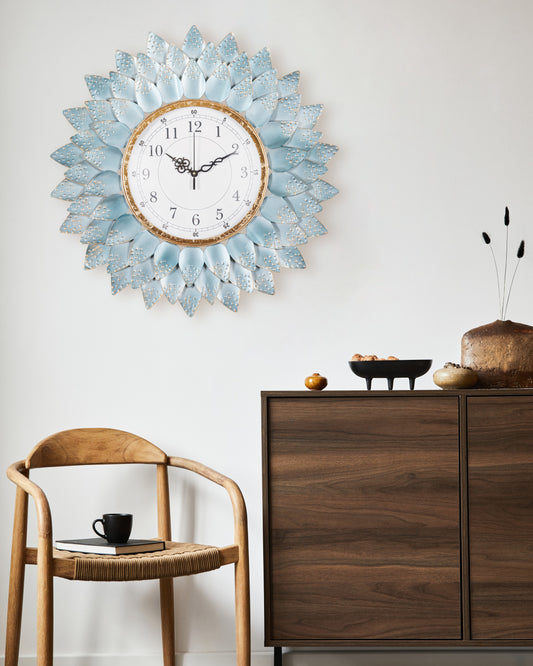 Blue Dew Serenity Wall Clock
