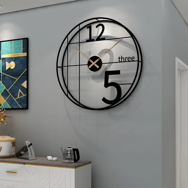 Wall Clock - Obsidian Letters Chronicle
