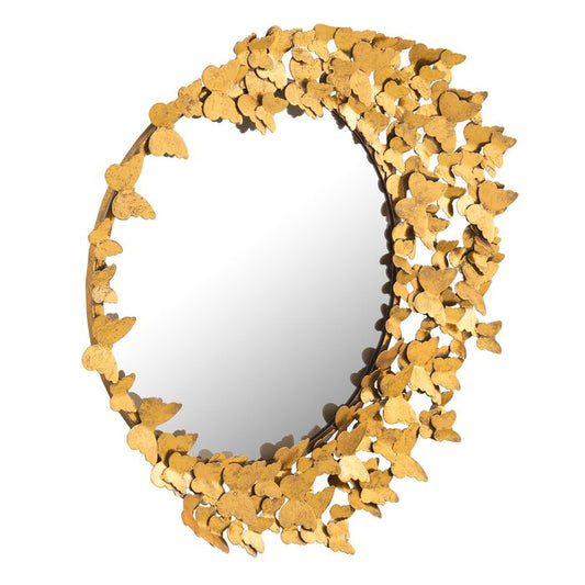 Wall Mirror - Golden Metamorphosis Portal