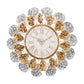Wall Clock- Daisy Twin-Tone Timepiece