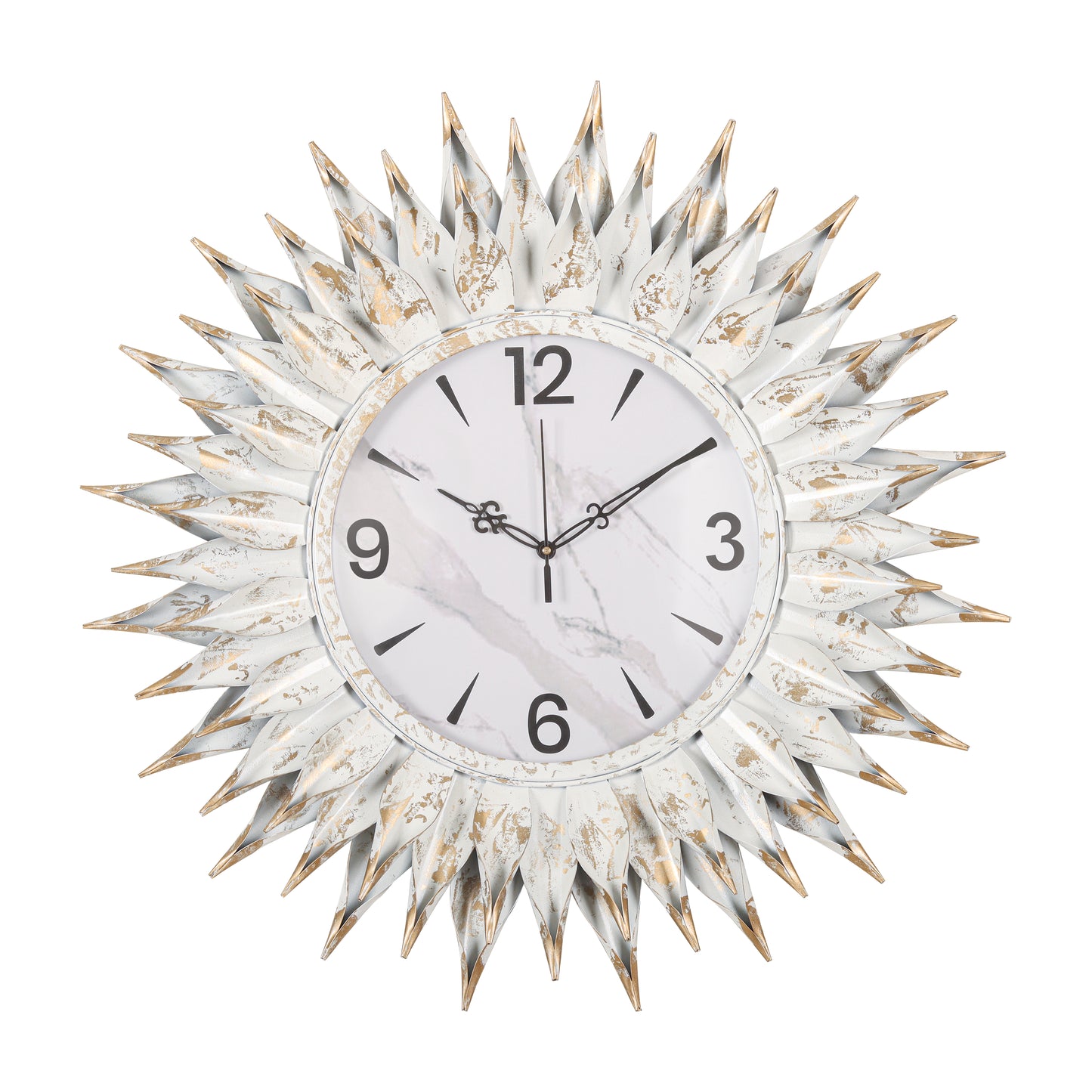 Bronze Spike Majesty Wall Clock