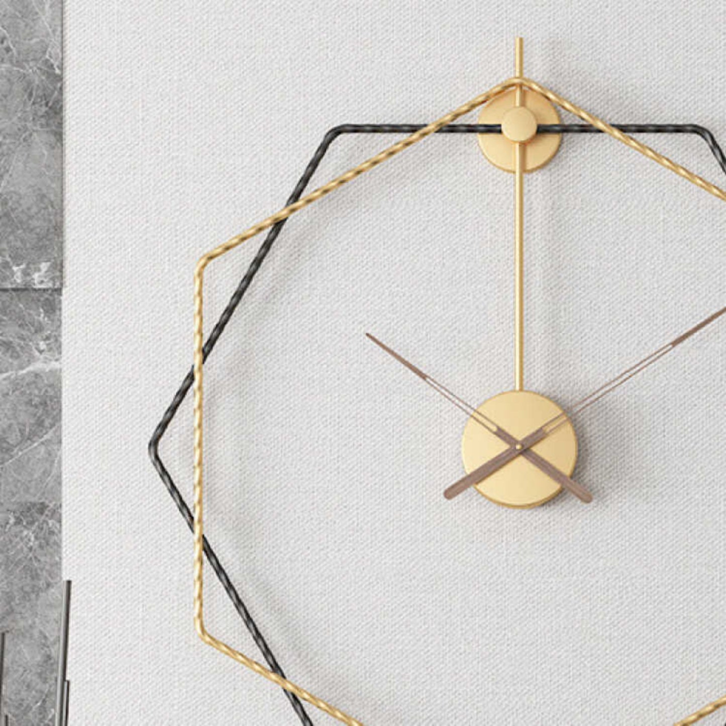 Wall Clock - Geometric Prism Timer
