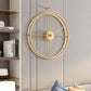 Golden Hour Minimal Wall Clock