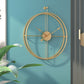 Golden Hour Minimal Wall Clock