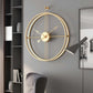 Golden Hour Minimal Wall Clock