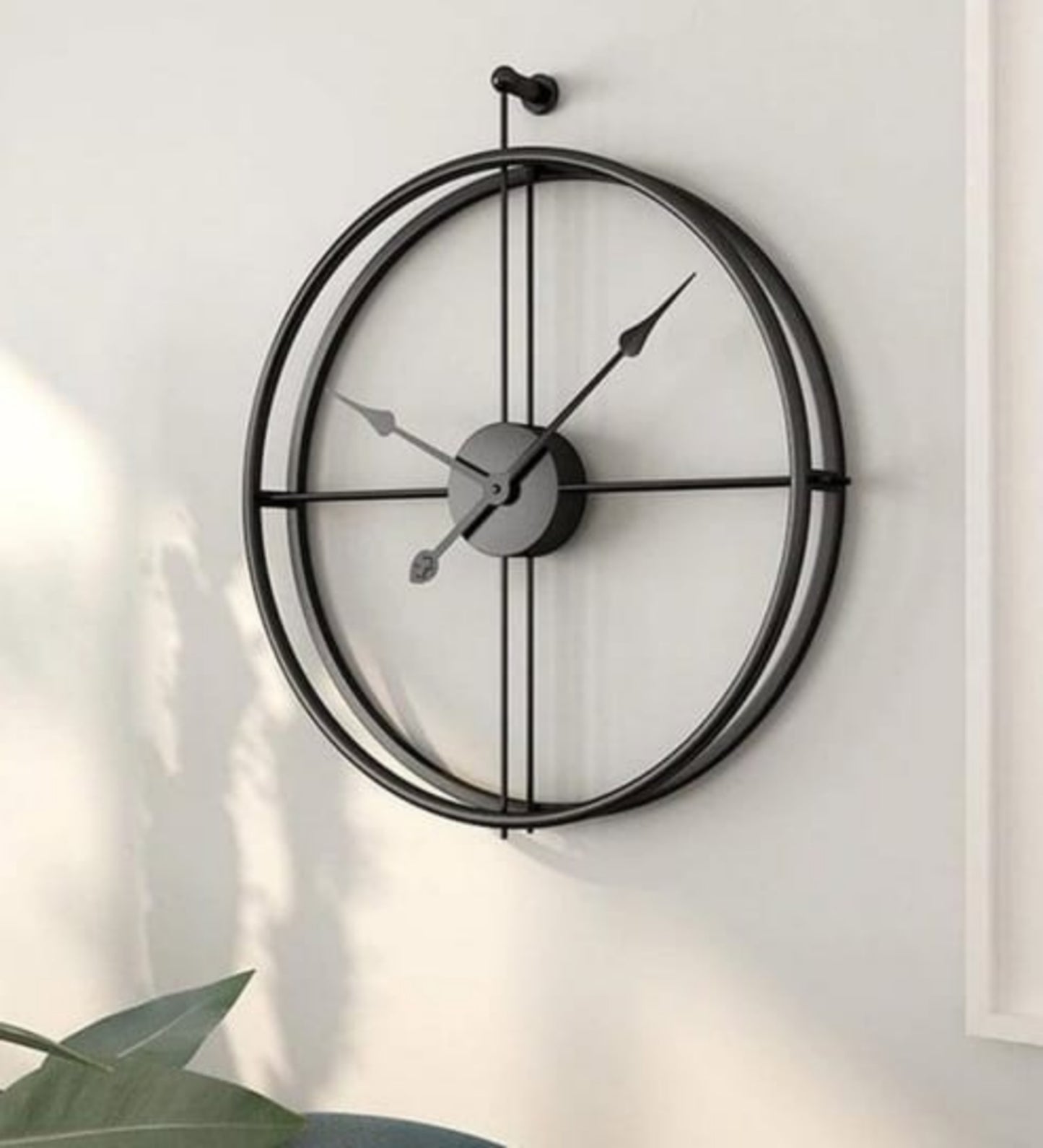 Wall Clock - Meridian Noir Classic