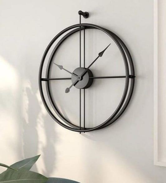 Wall Clock - Meridian Noir Classic