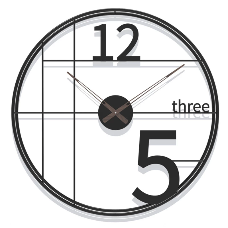 Wall Clock - Obsidian Letters Chronicle