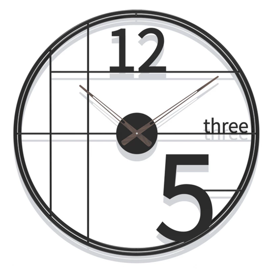 Wall Clock - Obsidian Letters Chronicle