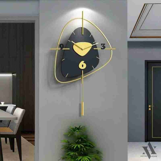 Wall Clock - Tempus Noir Medallion