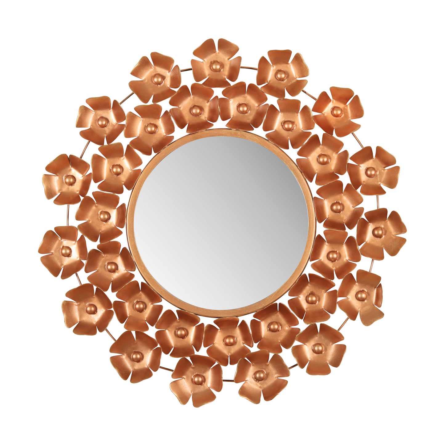 Shimmer Daisy Twin-Tone Wall Mirror
