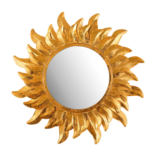 Lustrous Sunray Wall Mirror