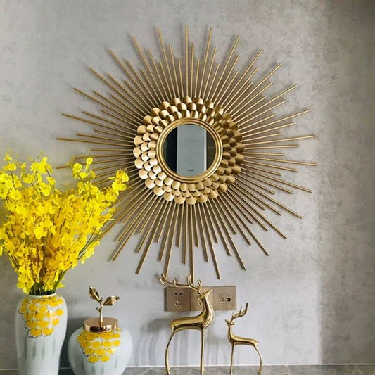 Wall Mirror - Solar Flare Reflection