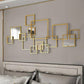 Wall Art - Golden Skyline Grid